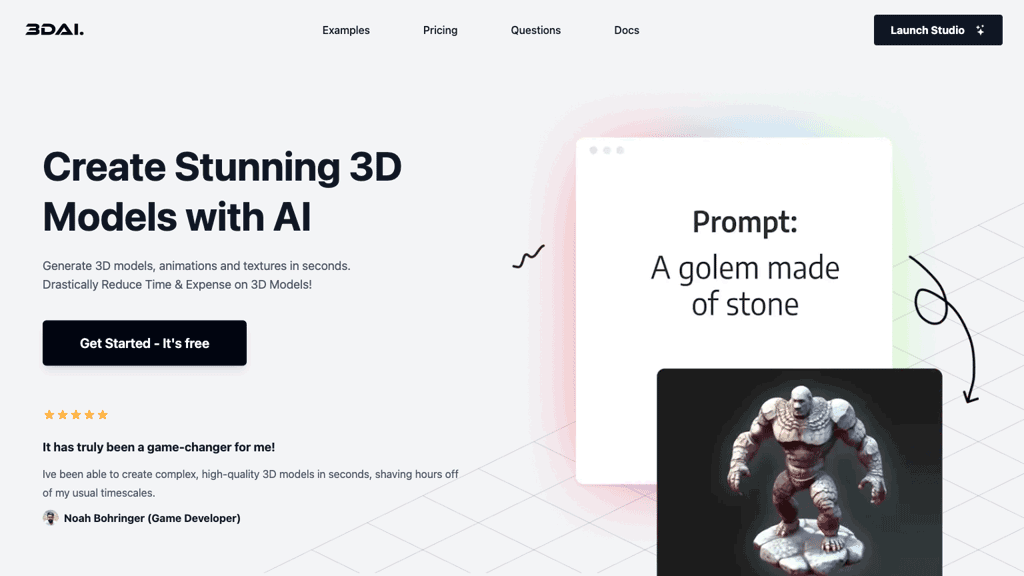 3D AI Studio