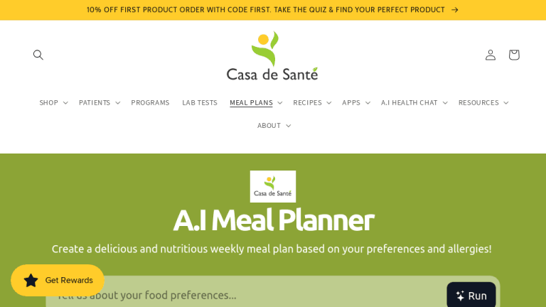 A.I Meal Planner