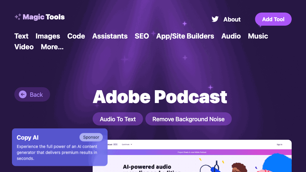 Adobe Podcast