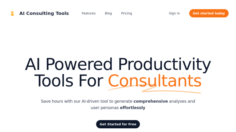 AI consulting tools