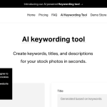 AI Keywording Tool