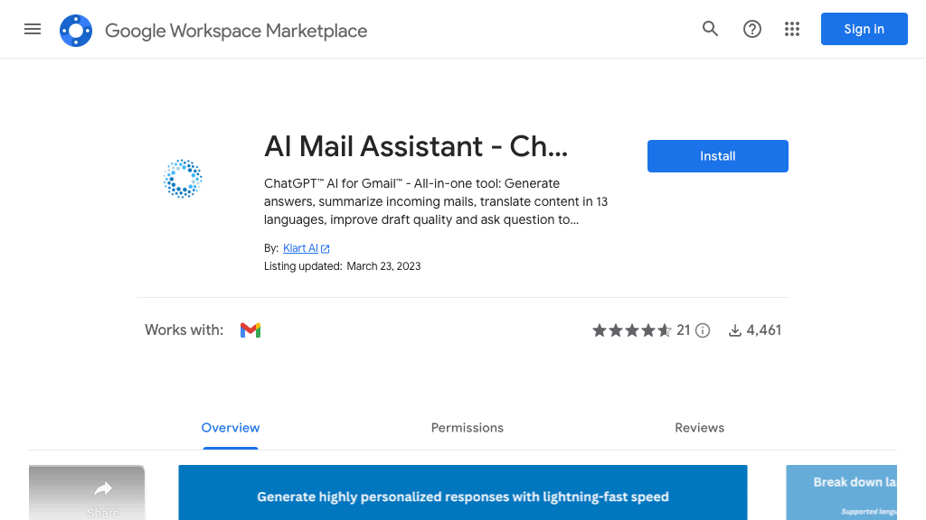 AI Mail Assistant