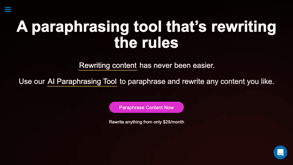 AI Paraphrasing Tool