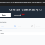 AI Pokemon generator