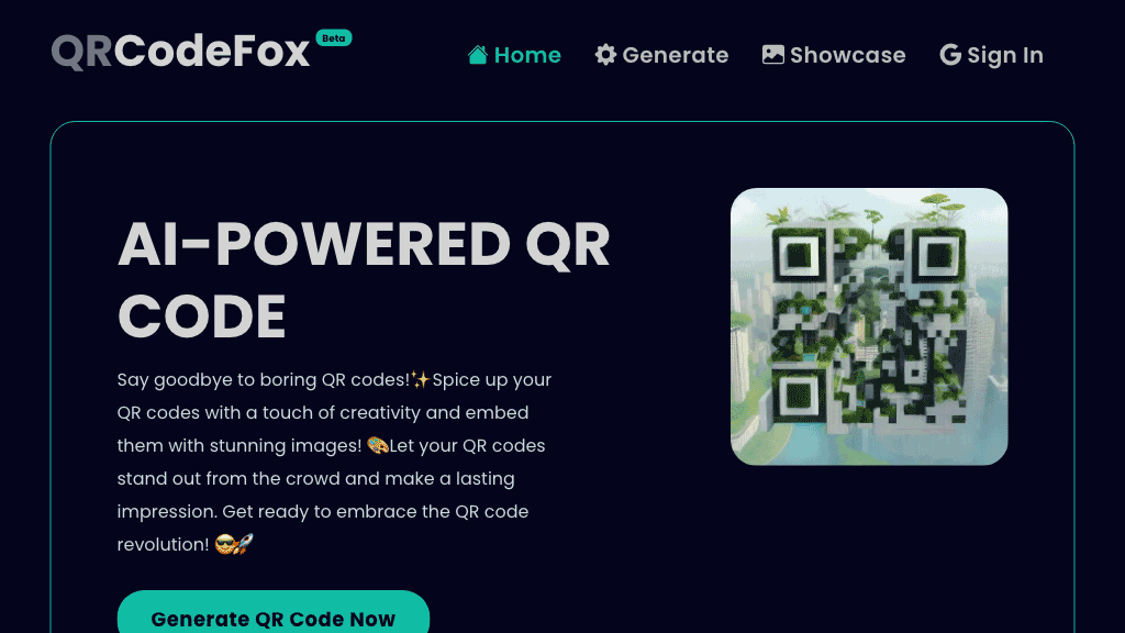 AI-Powered QR code