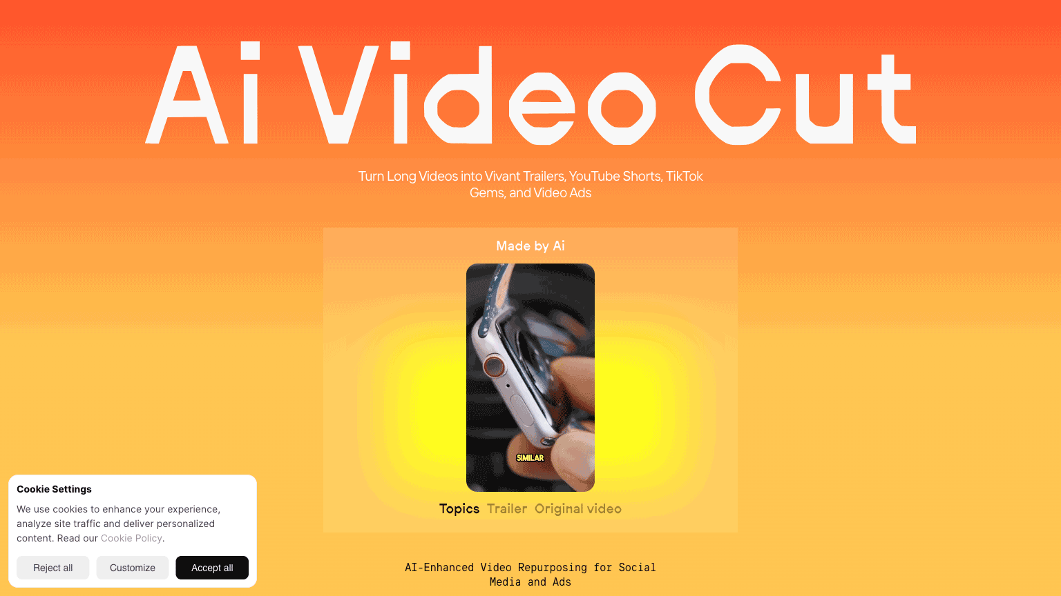 AI Video Cut