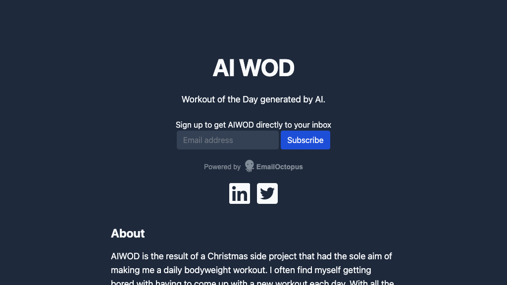 AI WOD