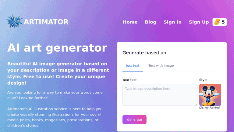 Artimator.io