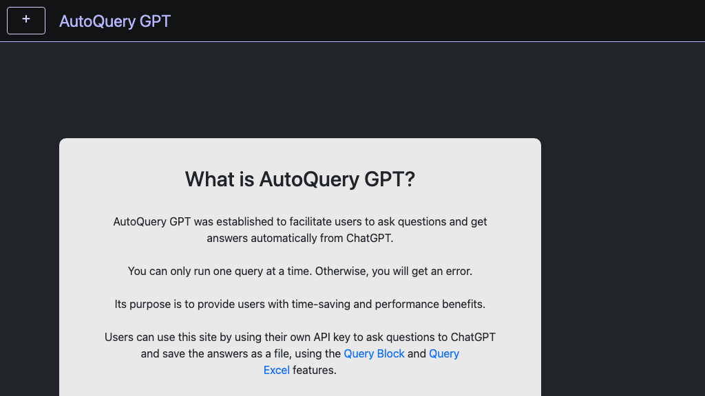  AutoQuery GPT