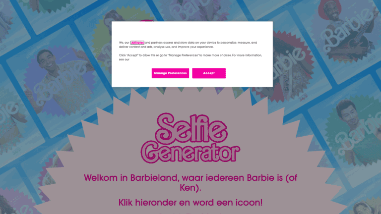 Barbie Selfie Generator