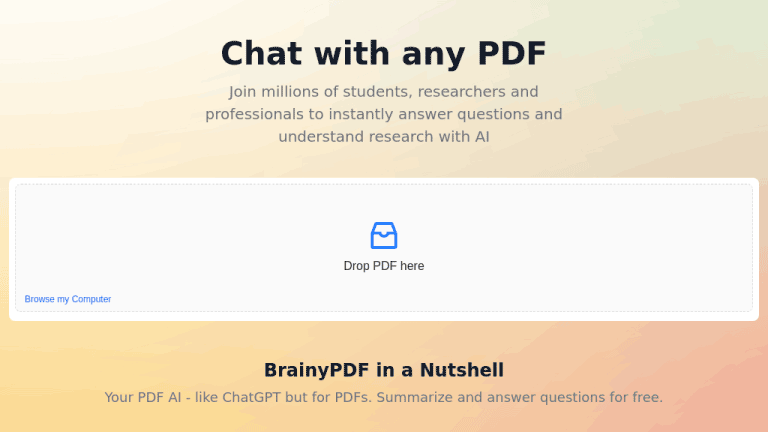 BrainyPDF