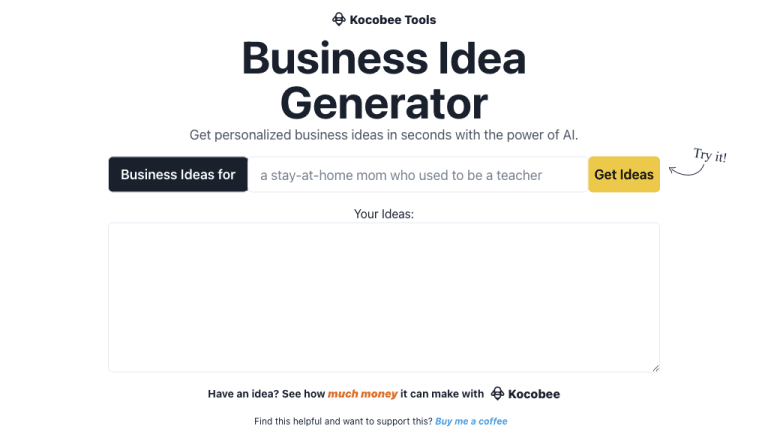 Business Idea Generator