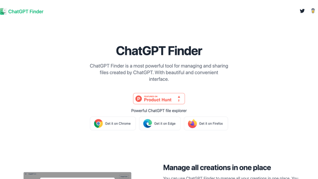 ChatGPT Finder