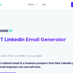 ChatGPT LinkedIn Email Generator