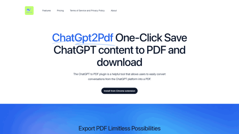 chatGpt2pdf