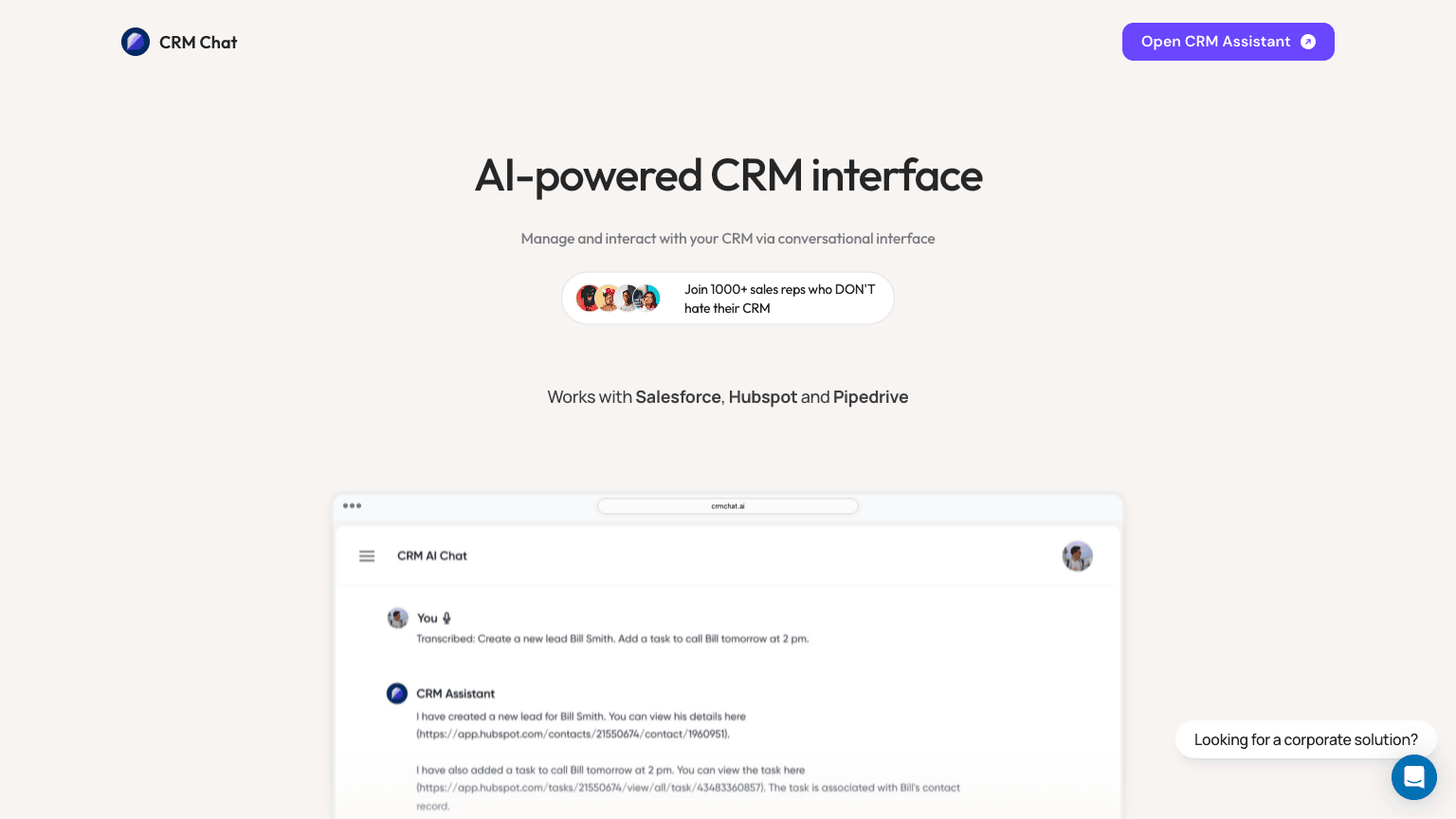 CRM Chat