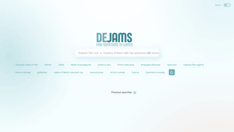 Dejams - Movies search engine