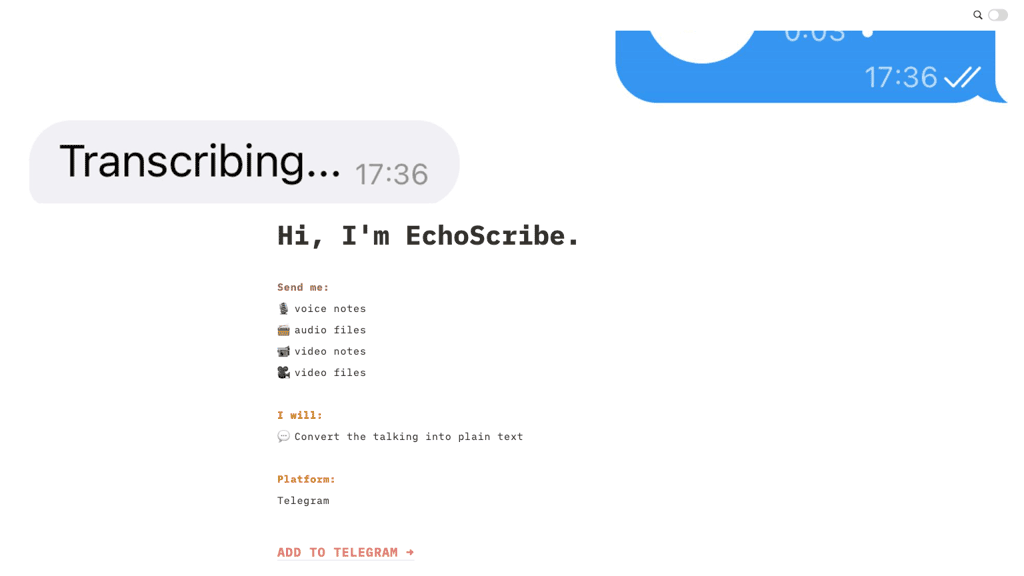 EchoScribe