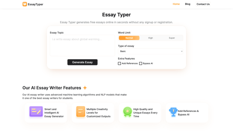 Essay Typer