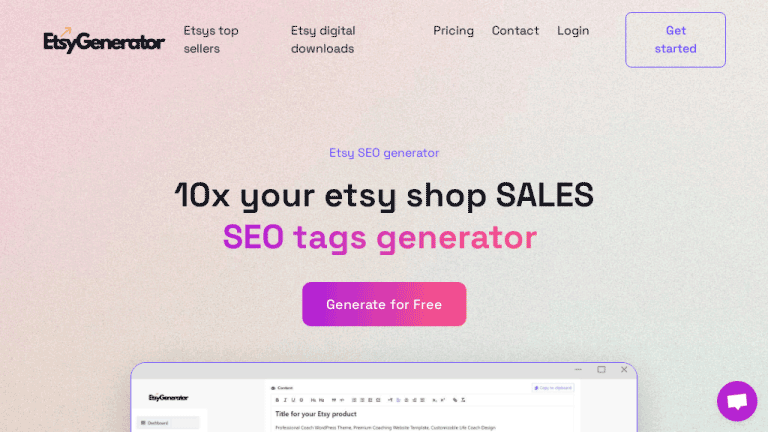 Etsy generator