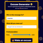 Excuse Generator