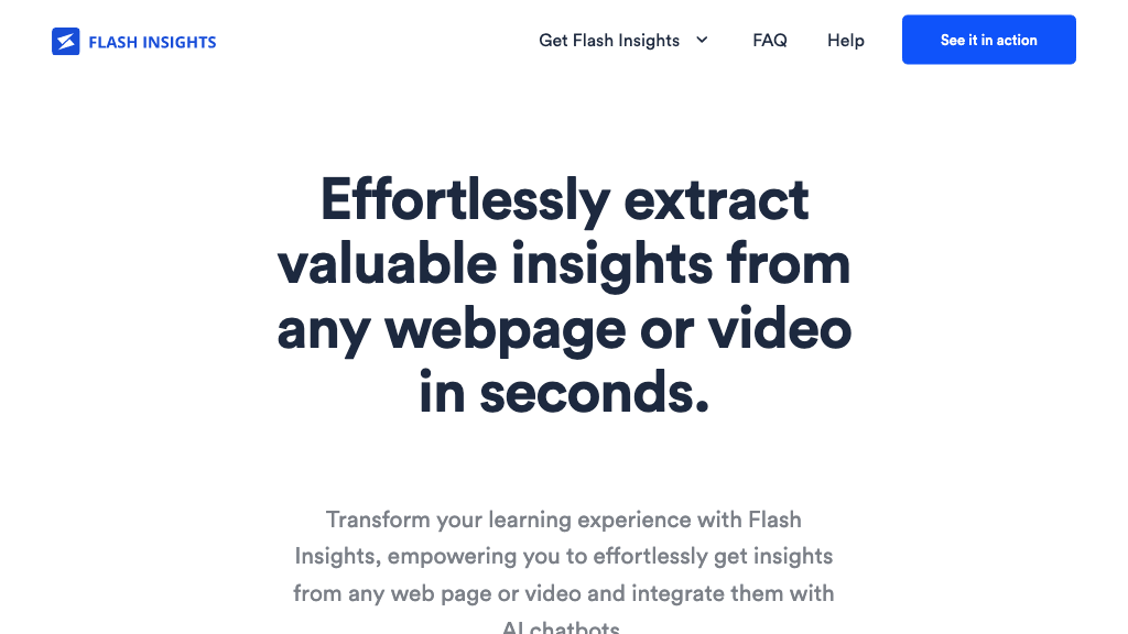 Flash Insights