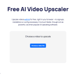 Free AI Video Upscaler