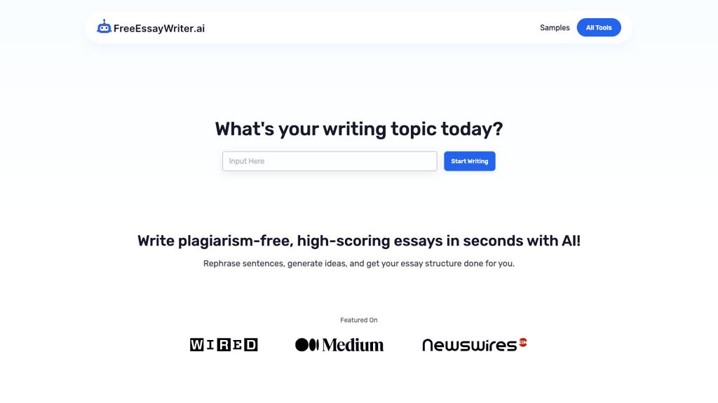 FreeEssayWriter.AI