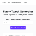 Funny tweet generator