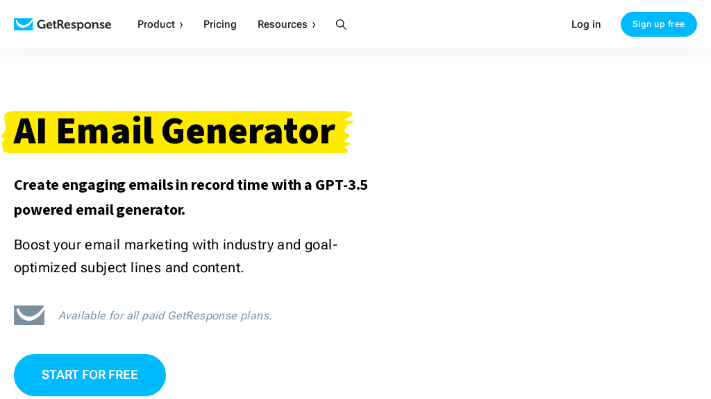 GetResponse Email Generator