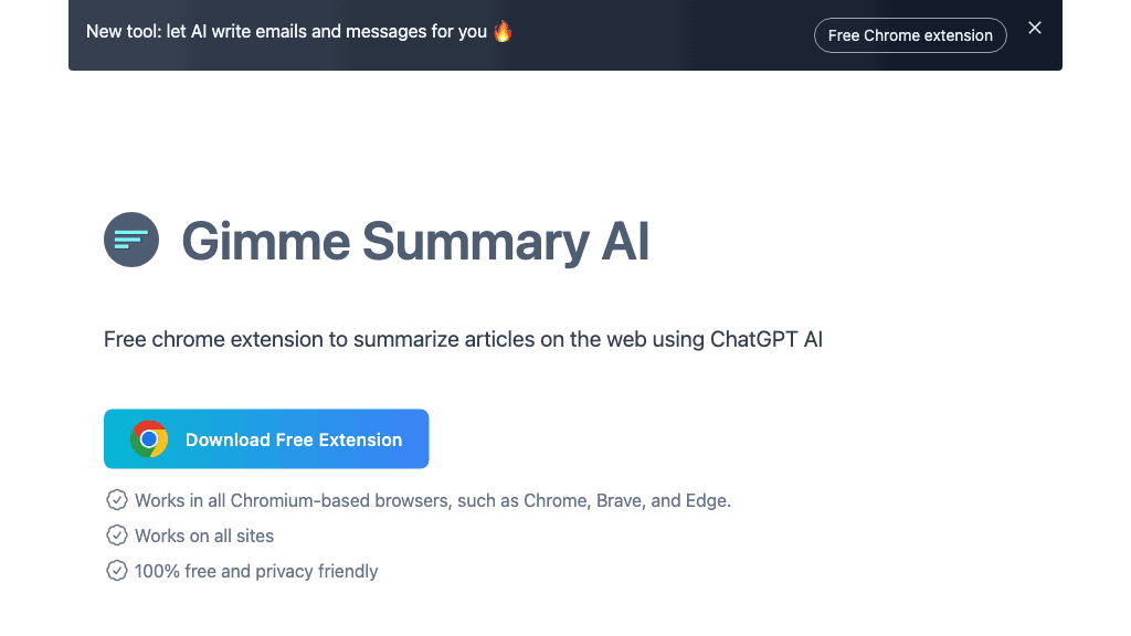 Gimme Summary AI