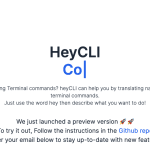 HeyCLI