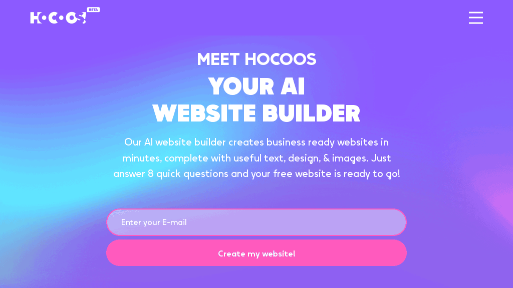 Hocoos AI Website Builder