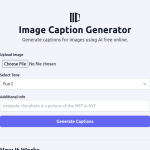 Image Caption Generator