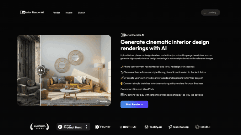 Interior Render AI
