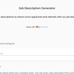 Job Description Generator