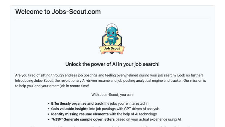 Jobs Scout