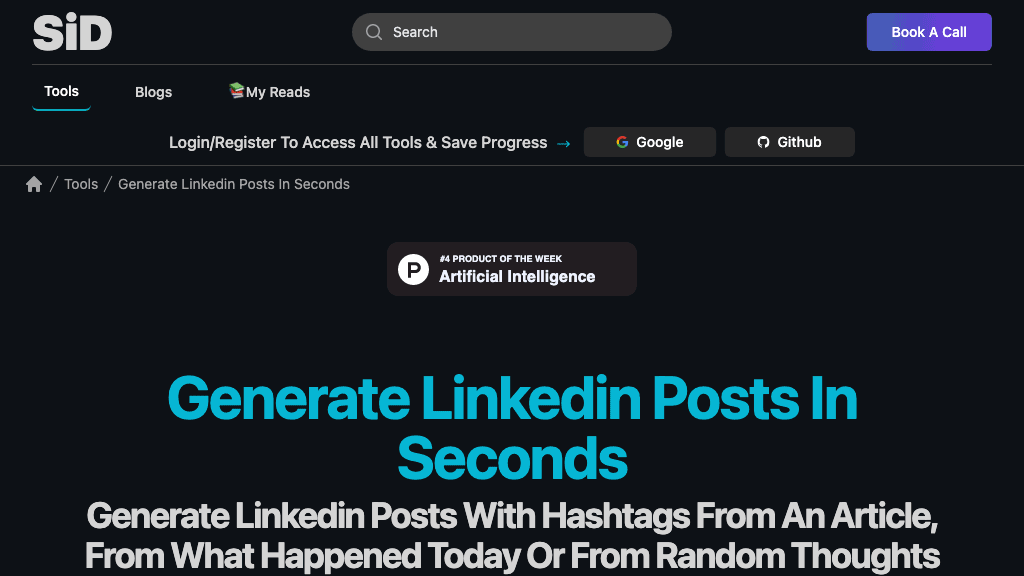 Linkedin Posts Generator