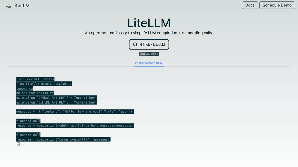 liteLLM