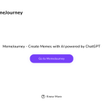 Memejourney - ChatGPT for memes