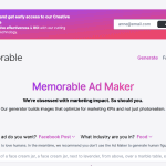 Memorable Ad Maker