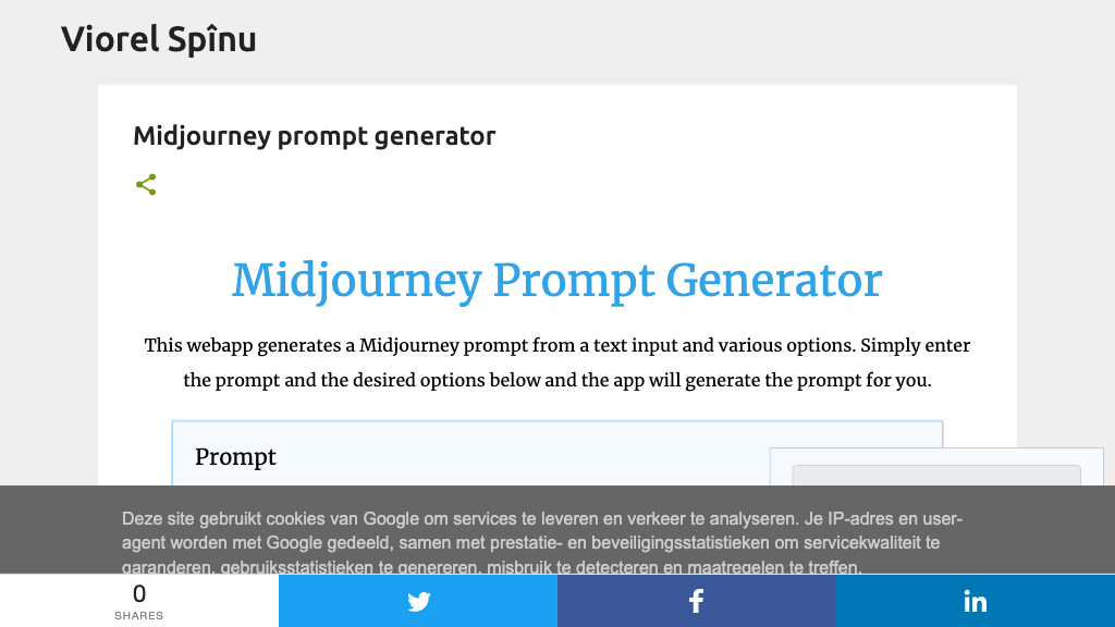 Midjourney Prompt Generator