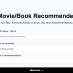 Movie & Book Recommender