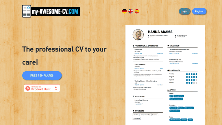 my-AWESOME-CV