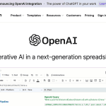 OpenAI in Spreadsheet