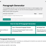 Paragraph Generator