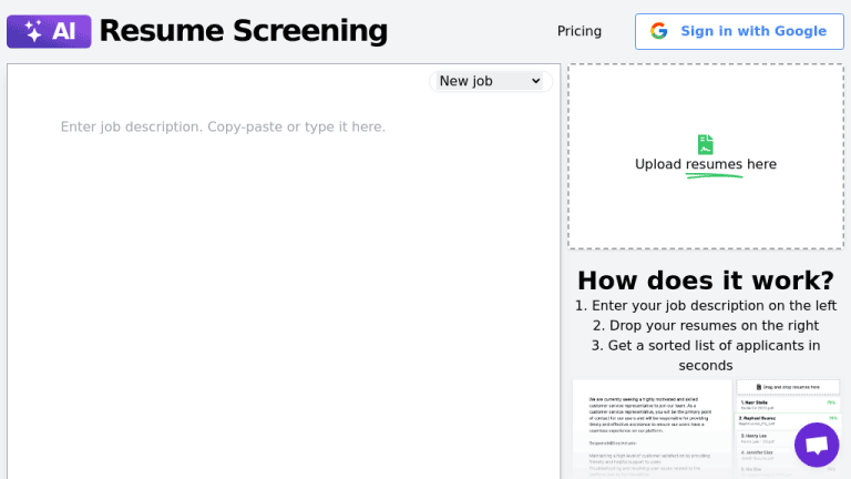 Resume Screening AI