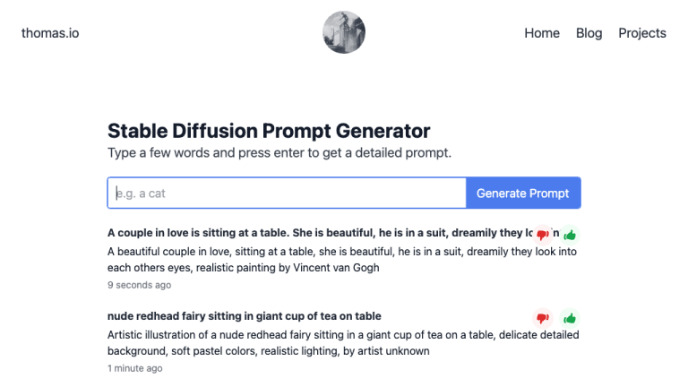 Stable Diffusion Prompt Generator