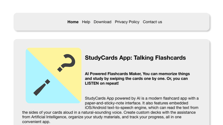 StudyCards App