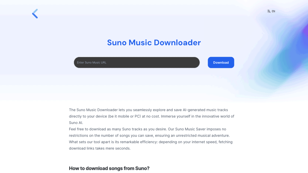 Suno Music Downloader